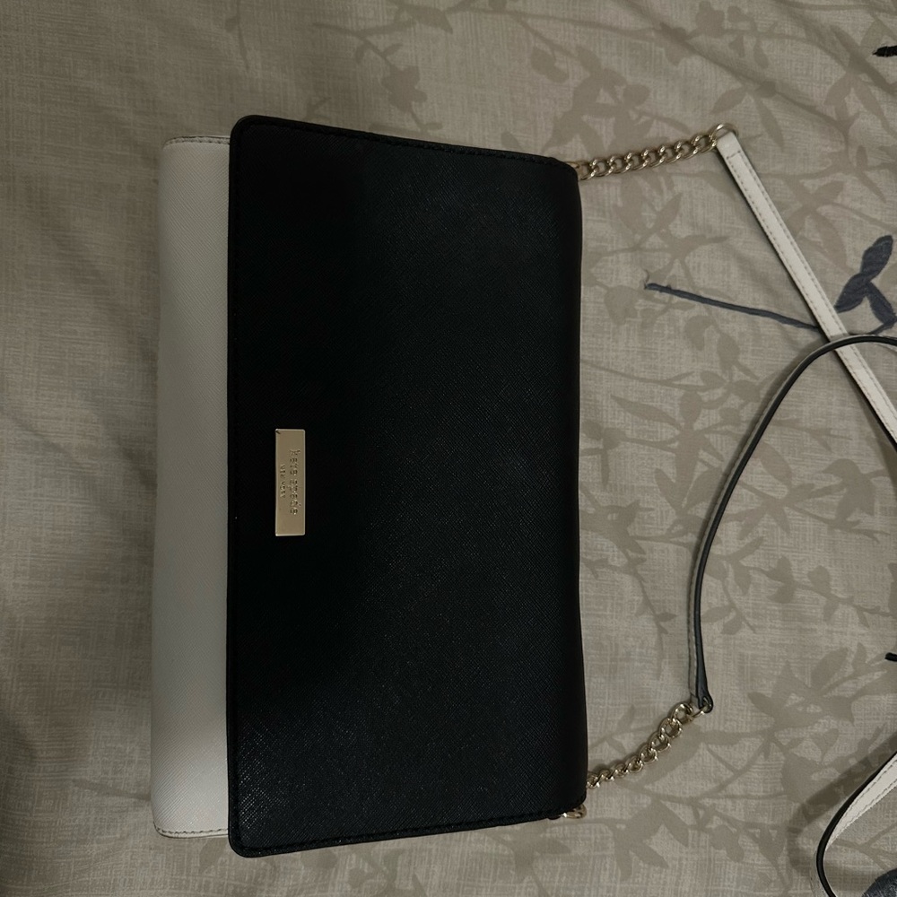 Kate Spade Black and White Crossbody Bag